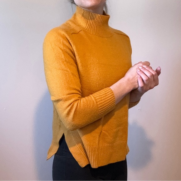 Orange High Neck Sweater - Picture 1 of 7